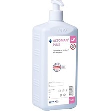 Larskas Man® Plus 1l – El ve Cilt Antiseptiği |%4 Klorheksidin Glukonat Içerikli Antimikrobiyal Sıvı Sabun | Mikroorganizmalara Karşı Etkili | Dermatolojik Olarak Test Edilmiştir