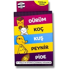 Larskas Çabuk Reflex Kutu Oyunu Dürüm Koç Kuş Peynir Pide Kart Oyunu Oyun Parti Eğlence Aile Arkadaş Oyunu