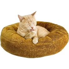 Larskas Puffy Simit Şeklinde Kedi Yatağı 50 cm