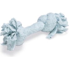Beeztees Yavru Oyuncağı, Çift Düğümlü Diş Ipi, Peluş, Mavi, 20X6X4,5CM