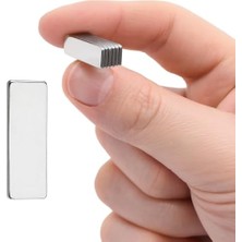 Larskas Magneteksan Güçlü Neodyum Mıknatıs – 30X10X1 mm Dikdörtgen N35 Kalite, Ultra Güçlü Manyetik Plaka Mıknatıs (10’lu Set, Endüstriyel ve Hobi Kullanımına Uygun)