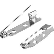 Larskas Metal Broş Iğnesi Yaka Iğnesi Alt Aparat 50 Li 3 cm