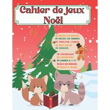 Karahanbey Independently Published Cahier De Jeux Noël: Cahier De Jeux Pour Noël, Livre D'activité Pour Enfant