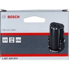 Bosch Pil Paketi 12 Volt Lityum-Iyon Pba 12 Volt 2.0 Ah