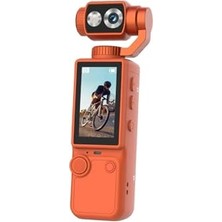 Larskas Q8 4K Aksiyon Kamera – Gimbal Stabilizasyonlu, Wifi Bağlantılı, 180° Dönebilen Lens, Taşınabilir Vlog & Outdoor Spor Kamerası