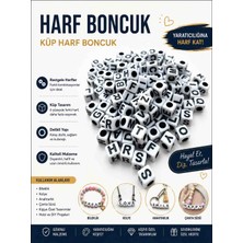 Rita Harf Boncuk 6 mm 50 GR/100 Adet Beyaz Plastik