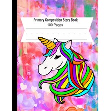 Karahanbey Primary Story Journal: Dotted Midline And Picture Space, Grades K-2, School Exercise Book, 100 Page
