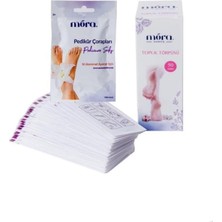 Karahanbey Mora Kullan At Topuk Törpüsü 50 Adet + Pedikür Çorabı