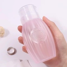 Karahanbey Desenli Sıvı Şişesi Aseton Cleanser Şişesi Pembe 200ML