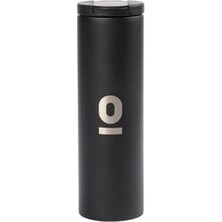 Larskas Espressolab Siyah Uzun Termos 480 ml Metal Dayanıklı Sıcak Soğuk Tutma Özellikli No:50