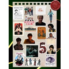 Karahanbey Stranger Things Uyumlu Sticker Seti – 19 Adet | 3–5 cm | Suya Dayanıklı Laptop, Telefon, Ajanda ve