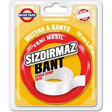 Larskas Eco Su Sizdirmaz Bant, 38 mm x 3,35 mt Boyut, Beyaz