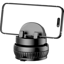 Larskas Araç Içi Telefon Tutucu, Kilitli Vakumlu Kaymaz Tabanlı Güçlü Sabitleme, 360 Derece Ayarlanabilir Profesyonel Oto Telefon Tutacağı, Torpido ve Cam Uyumlu Sallanma Önleyici Stand Aparat