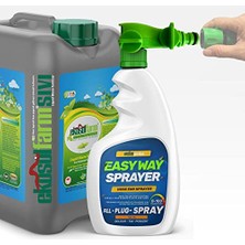 Larskas Ekosolfarm Ekosolfarm Sıvı Solucan Gübresi 10 Lt + Easyway Hortum Ucu Sprayer Ewb Çim ve Tüm Bahçe Bitkilerine Uygun Sıvı Gübre