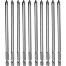 Larskas (10'lu Set) Mıknatıslı Yıldız Ph2 Bits Uç 150 mm 10'lu Set Kutulu Manyetik 1/4 Matkap Ucu 15 cm Uzunluk