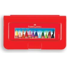 Larskas Faber-Castell Altıgen Pastel Boya, 12 Renk, Plastik Kutu, Yumuşak ve Canlı Renkler, Rahat Kullanım, Etkili Uygulama