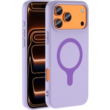 Mobify iPhone 17 Pro Max Kılıf Şık ve Ince M-Safe Destekli Echosafe Premium Silikon Kapak