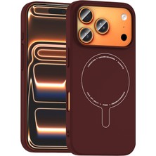 Mobify iPhone 17 Pro Max Kılıf Nimbus Premium Ince Sert M-Safe Pc Silikon Kapak