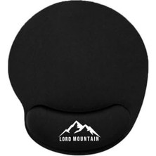 Larskas Ergonomik Mouse Pad Bilek Destekli – Yumuşak Dolgulu Kaymaz Siyah Mousepad