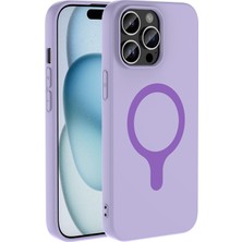 İ She iPhone 14 Pro Max Şık Ince M-Safe Uyumlu Aegis Premium Silikon Kapak