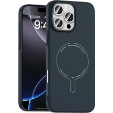 İ She iPhone 16 Pro Max Kılıf Ince Yapılı Kullanırken Rahatsız Etmeyen M-Safe Uyumlu Spartan Premium Sert Silikon Kapak