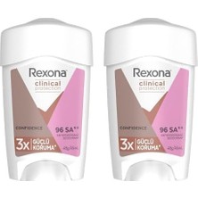 Karahanbey Rexona Clinical Protection Kadın Stick Deodorant Confidence 45 ml 2li Paket