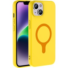 İ She iPhone 13 Şık Ince M-Safe Uyumlu Aegis Premium Silikon Kapak