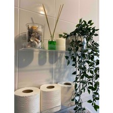 Empressco Şeffaf Pleksi Raf 2’li Set, 30 Cm, Şık ve Dayanıklı Depolama Çözümü