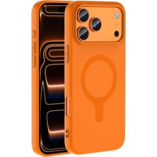 İ She iPhone 17 Pro Şık Ince M-Safe Uyumlu Aegis Premium Silikon Kapak