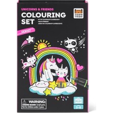 Larskas Bertoy  Neon Unicorn Boyama Seti ve Çizim Seti