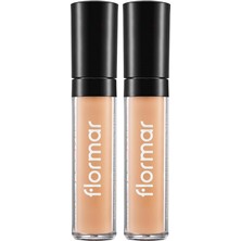 Karahanbey Flormar Perfect Coverage Hafif Yapılı & Yarı Mat Bitişli Likit Kapatıcı 005 Soft Beige (2 Paketi)