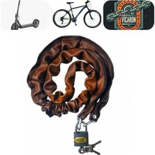 Larskas Vi Caro (1204) Bisiklet Kilidi Kask Kilidi Scooter Kilidi 100 cm