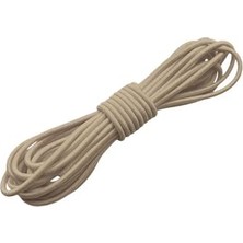 Larskas Bej Renk 5 Metre 2 mm Yuvarlak Lastik