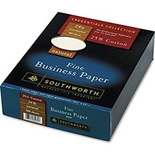 Larskas ®%25 Pamuk Iş Kağıdı, 21,94 cm x 28 Cm, 10,94 Kg, Doğal, 500'LÜ Kutu