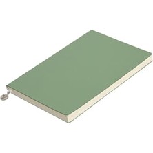 Larskas Smyth Classic Esnek Kapak Çizgili Defter, 14.8X21 cm -Açık Yeşil