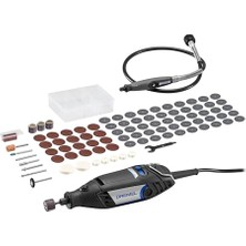Larskas Dremel,bosch, 3200 Çok Amaçlı El Motoru, 130 W, F0133200JA, 90 Aksesuarlı, Siyah