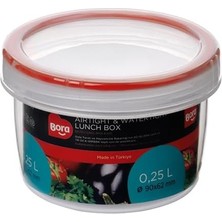 Karahanbey Bora Contalı Vidalı Saklama Kabı, 250ML No: 1