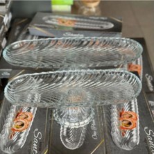 Empressco Büyük Kayık Tasarımlı Servis ve Meyvelik, 40CM, Şık Sunumlar Için