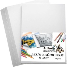 Larskas Resim Kağıdı 35X50 50 Li 100 gr 1 Paket 35 * 50 Resim Kartonu