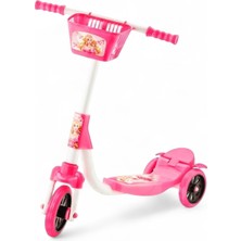 Empressco Renkli 3 Tekerlekli Çocuk Scooterı, Sepetli ve Frenli, Eğlenceli Tasarım
