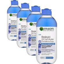 Karahanbey Garnier Skin Naturals Besleyici Çift Fazlı Micellar Temizleme Suyu (400 Ml) (4 Paketi)