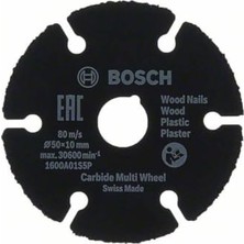 Larskas Bosch Professional Accessories Kesme Diski Karbür Multi Wheel (Çoklu Malzeme Için, Ø 50 Mm, Aksesuar Easycut&grind)