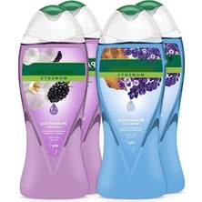 MarkEntegra Lavanta Yağları ve Böğürtlen Içeren Nemlendirici Banyo ve Duş Jeli 500ML x 4 Adet