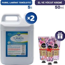 Karahanbey Turmepa Parke ve Laminat Temizleyicisi 5 Lt x 2, El Kremleri Hediye