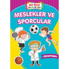 TeknoKapsül Okul Öncesi Boya-Öğren - Meslekler ve Sporcular - Çıkartmalı