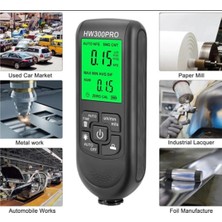 Motto Ticaret HW-300PRO Oto Boya Kalınlık Ölçer 0-2000ΜM Fe & Nfe Kaplama Kalınlık Test Cihazı