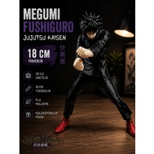 Figür Bende Jujutsu Kaisen Megumi Fushiguro 18 cm Pla 3D Baskı Koleksiyonluk Anime Figürü