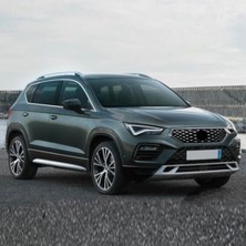 MarkEntegra Seat Ateca 2021-2025 Uyumlu Şifreli Bijon Kapağı Siyah (4 Adet)