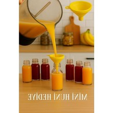 MarkEntegra 12 Adet 50 ml Sızdırmaz Kapaklı Mini Cam Şişe Seti