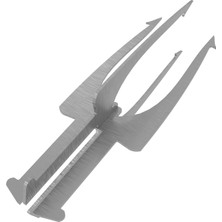 Karahanbey Kamp Ayısı® Fiskspids™ Bushcraft Metal 2mm Mızrak Ucu